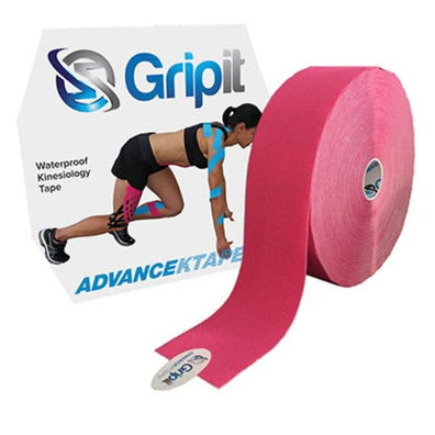 Tape Kinesiology Gripit Advance KTAPE Synthetic 2"x34yd Adhesive Pink Ea
